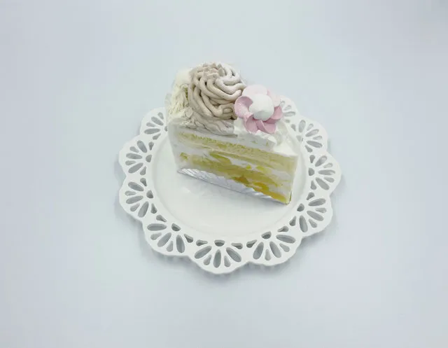 栗のクリームをしぼった栗のモンブランショートケーキ